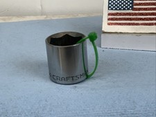 Craftsman 3/8 Drive =V= Series 6pt Socket, Size 3/4”, made In USA - Green