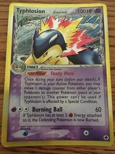 Typhlosion 12/101 Holo Rare Pokemon Card Dragon Frontiers Delta Species