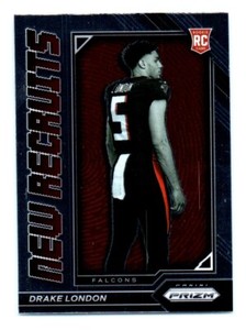 2022 Panini Prizm New Recruits Drake London Rookie Atlanta Falcons #NR-4