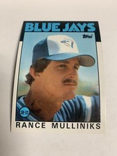 1986 Topps Rance Mulliniks Toronto Blue Jays