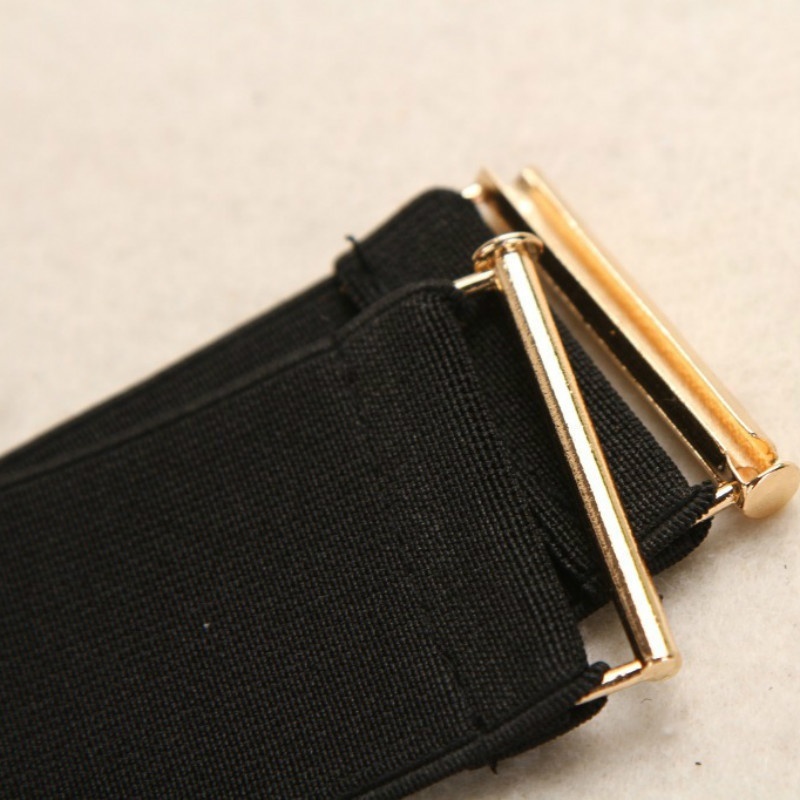 Woman Gold Waist Belt Wide Punk Gothic Corset Vintage Scale  display picture 3