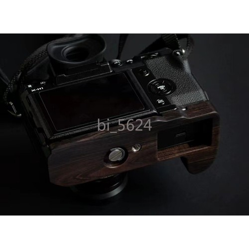 Wood Ebony Base Plate Handle Grip Mount Holder for Fujifilm X-H1 Fuji XH1 Camera - Picture 14 of 41