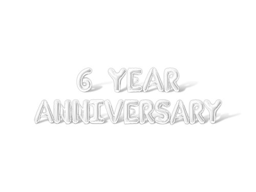 6 YEAR ANNIVERSARY Letter Balloon Banner - 6th Anniversary Party Decorations - Picture 46 of 55