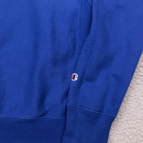 Spalding University Champion Reverse Weave Sweatshirt Men's Large Blue Heavy - Picture 6 of 7