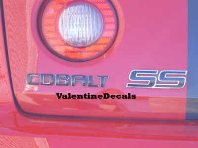Chevy COBALT SS Emblem Overlays 05 06 07 08 09 2010 | eBay