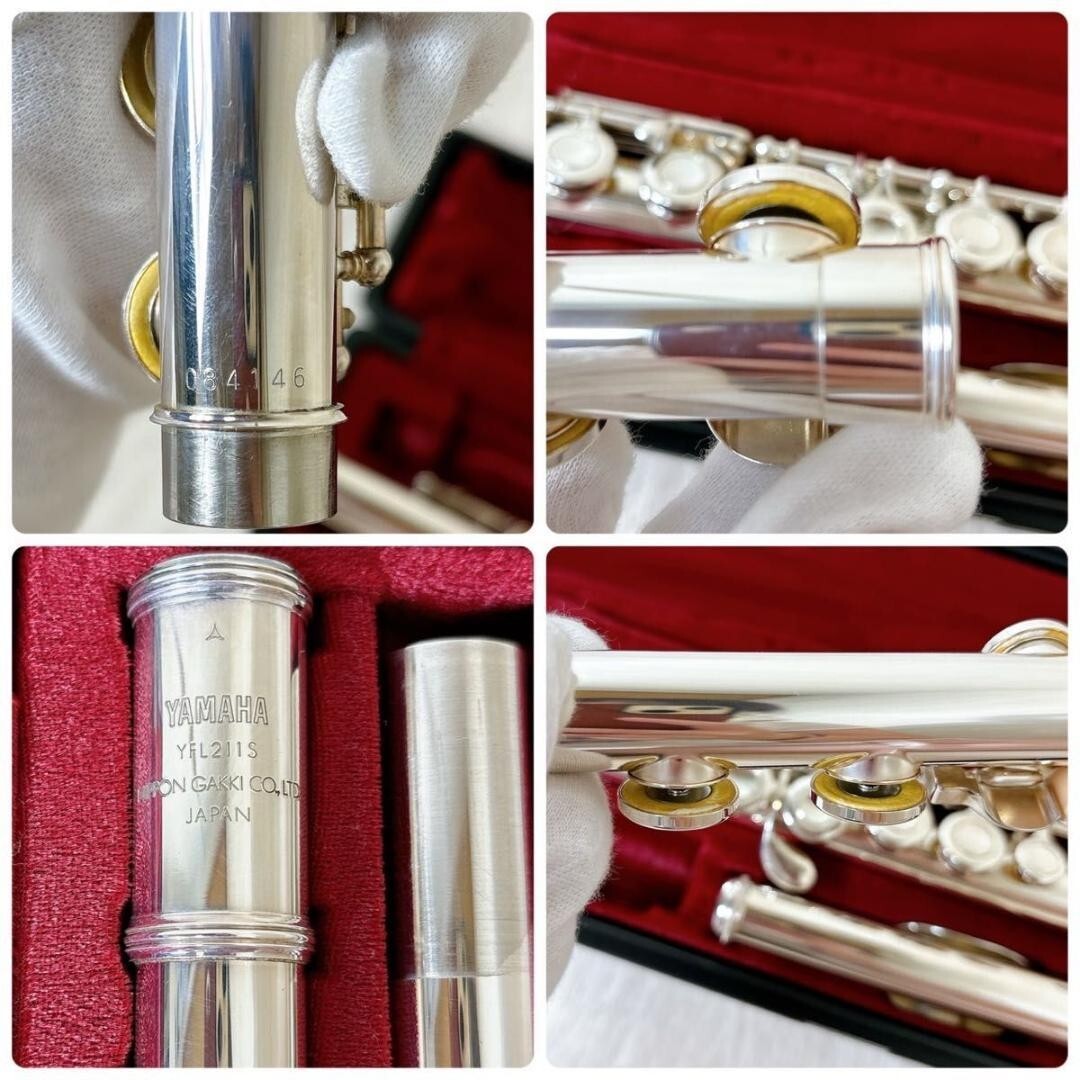 YAMAHA YFL 211S Includes CONCERT FLUTE Silver Plating with