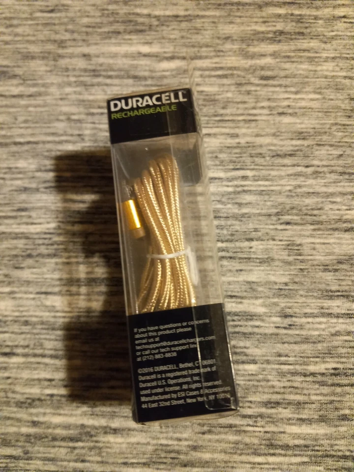 Duracell- Charging Sync Cable For Older Model Iphones And Ipods 3 ft-NEW... - Image 4 of 4