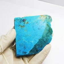 Gorgeous Uncut Raw Rough CERTIFIED Natural Turquoise Blue 535 Ct Loose Gemstone