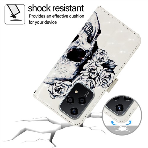 For Honor 200 X6B Nova 12i 3D Shockproof Pattern Wallet Stand Phone Case Cover - Picture 8 of 20