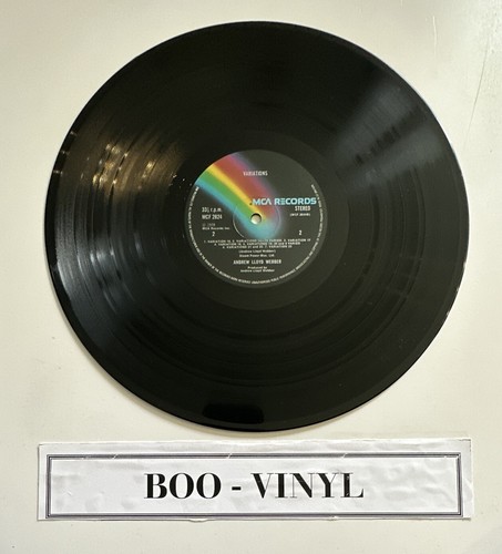 Andrew LLoyd Webber - Variations - 12" Vinyl Album 1978 Symphonic Rock Album - Imagen 5 de 8