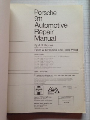 1965 1966 1967 1968 1983 1984 1985 1986 1987 1988 1989 PORSCHE 911