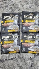 Mountain GOURMET BBQ Smoke 'Ems 6oz 180 Minutes Of Smoke (LOT OF 4)