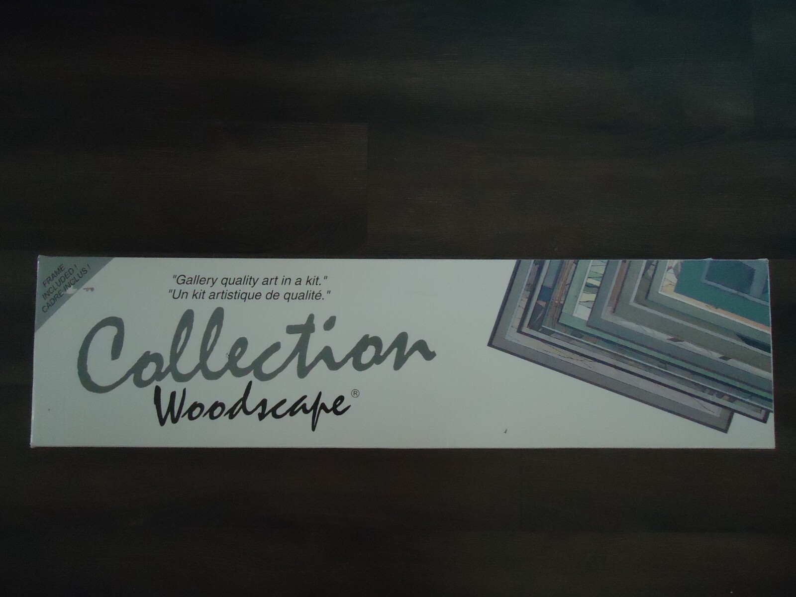 WOODSCAPE COLLECTION ART KIT "WINTER FARM" 110. 24" X 35" RARENEW IN