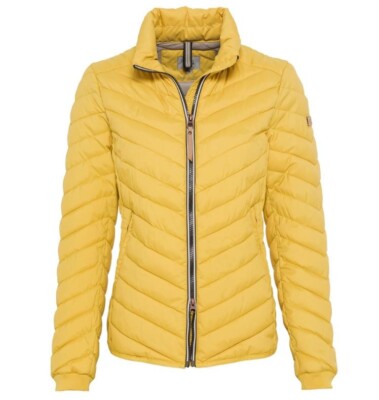 Camel Active women's jacket quilted jacket between-seasons jacket anorak yellow size 36 New