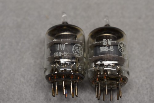6688 E180F GE 5 Star NOS NIB Audio Receiver Preamplifier Vacuum Tubes Tested 2 - Imagen 4 de 7