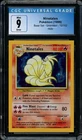 1999 Pokemon Base Set Ninetales #12 Holo Rare ERROR SQUARE CUT CGC 9 MINT