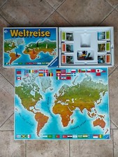 WELTREISE GIRO DEL MONDO Gioco di Società Ravensburger Giochi Vintage 1981