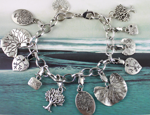 3Pcs Bracelets Tibetan silver color TREE OF LIFE charm bracelets #20120