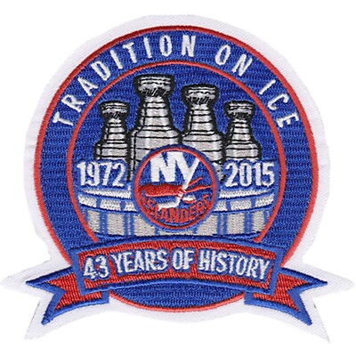 2014 2015 New York Islanders 43rd Year Last Season Jersey Logo Patch NHL Hockey
