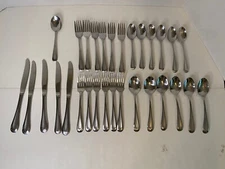 30 Pcs Oneida SAND DUNE Stainless Flatware Silverware 5 Place Settings +