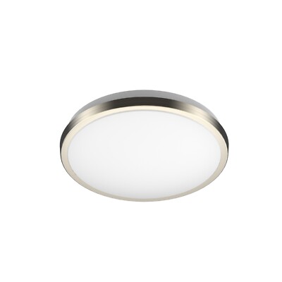 LED Ceiling Lights Flush Mount 10'' Brushed Nickel 1200 Lumens Bright Adjustable