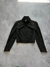 Vintage 80 s Thierry Mugler Nylon Cropped Bik...