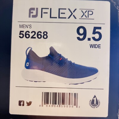Footjoy Flex XP Casual golf shoe Spikeless Navy 56268 Mens  display picture 3