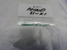 ONE Loose Natural Earth Mined Round Emerald 2 Millimeters