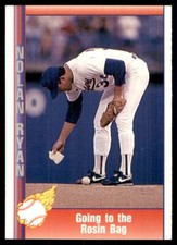 1991 Pacific Nolan Ryan Texas Express I Going to Rosin Bag Texas Rangers #98