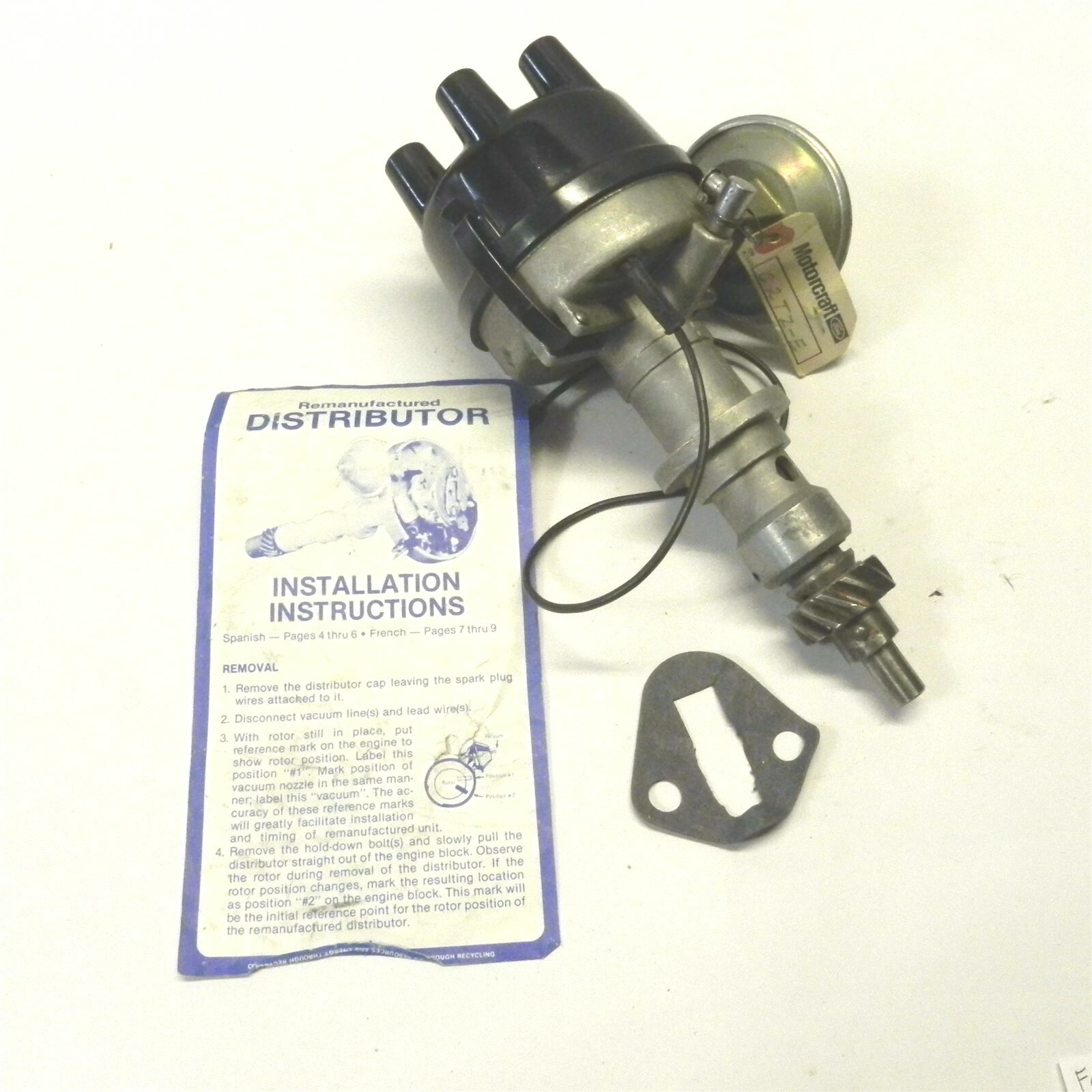 1963 1964 1965 FORD TRUCKS/CAR 6CYL OEM REBUILT DISTRIBUTOR FORD# C2TZ-12127-E