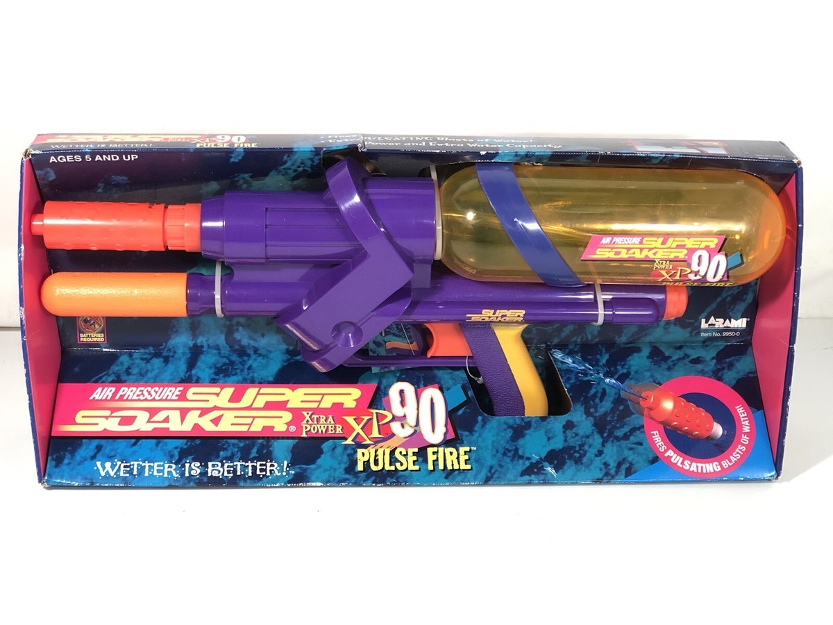 NEW Vintage 1998 Larami Super Soaker XP90 Pulse Fire Squirt Gun