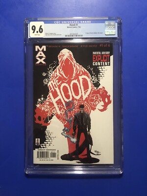 The Hood #1  CGC 9.6 1st Appearance Parker Robbins Marvel Ironheart Comics 2002
