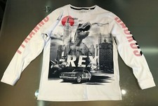 Authentic Next Kids Long Sleeve White T-Shirt Size 9 Years Boys Children Clothes