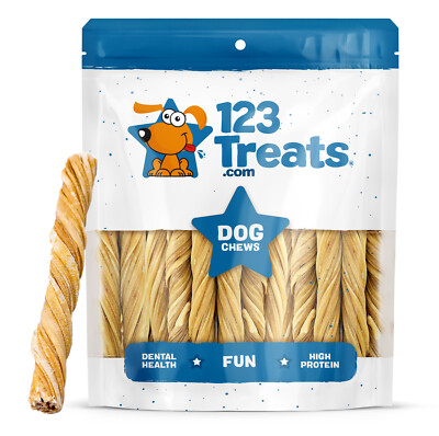 Beef Tripe Sticks for dogs (6'' - 25 Count) All Natural Beef Treats for dogs