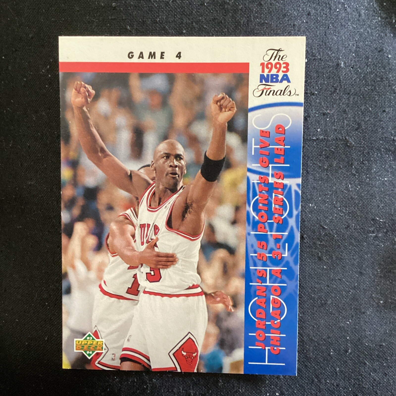 1993-94 Upper Deck NBA Finals Michael Jordan Chicago Bulls #201 HD3