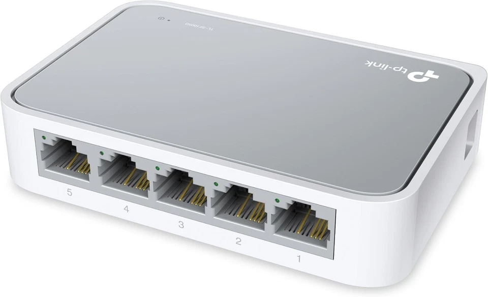 New and Genuine TP-Link TL-SF1005D 5-Port 10/100 Mbp Desktop Ethernet Switch/Hub - Image 2 of 4