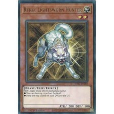 RA02-EN003 Ryko, Lightsworn Hunter : Ultra Rare Card : 1st Edition : YuGiOh TCG