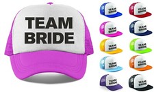 Personalised Trucker Cap Team Bride Snapback Hen Party Mesh Hat Baseball Cap
