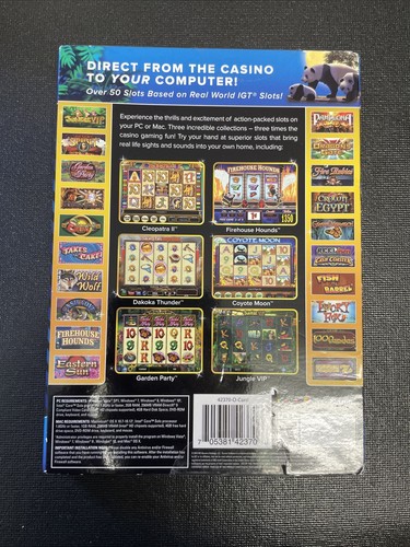 100 Pandas IGT Slots 3 Collection Pack PC/Mac DVDROM Over 50 Slots Sealed NEW - Picture 6 of 12