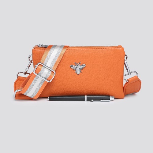 Women's Bee Design Casual Wide Strap Lightweight Handbag Shoulder Crossbody Bag - Picture 32 of 53