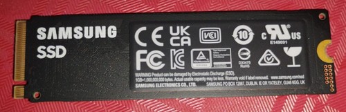 Samsung SSD 980 500GB NVMe M.2 PCIe Gen3 x4 | Barely Used, 2022, Warranty - Afbeelding 2 van 10