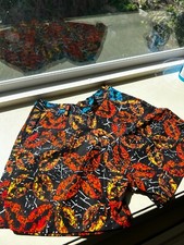 African Print Shorts M , 15  Long