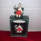 1998 HALLMARK Coca-Cola Time Santa Ornament ELF Miniature Keepsake Christmas
