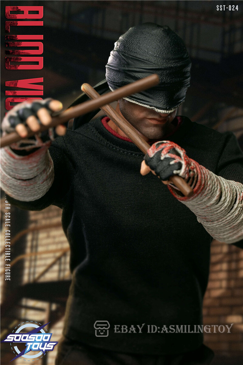1/6 Soosootoys SST024 Blind Vigilante Male Soldier Action Figure Collectible