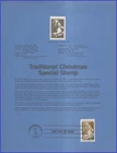 USA8 #2026 U/A SOUVENIR PAGE FDC   Christmas Madonna and Child