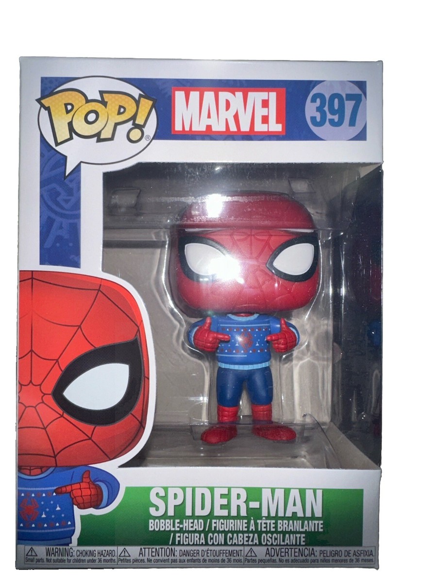 限定盤 Funko POP！MARVEL SPIDER-MAN399 Funko Pop! Vinyl: Marvel - Spider-Man - (Holiday) #397 AUTHENTIC