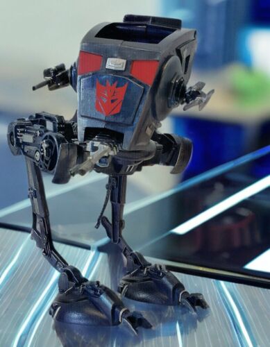 Transformers X Star Wars AT ST Starscream Vintage Kenner Optimus Prime Custom - Foto 5 di 9