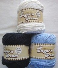 Lily Sugar'n Cream Super Size 100 Cotton Yarn-Plain/Ombre -YOU CHOOSE THE COLOR