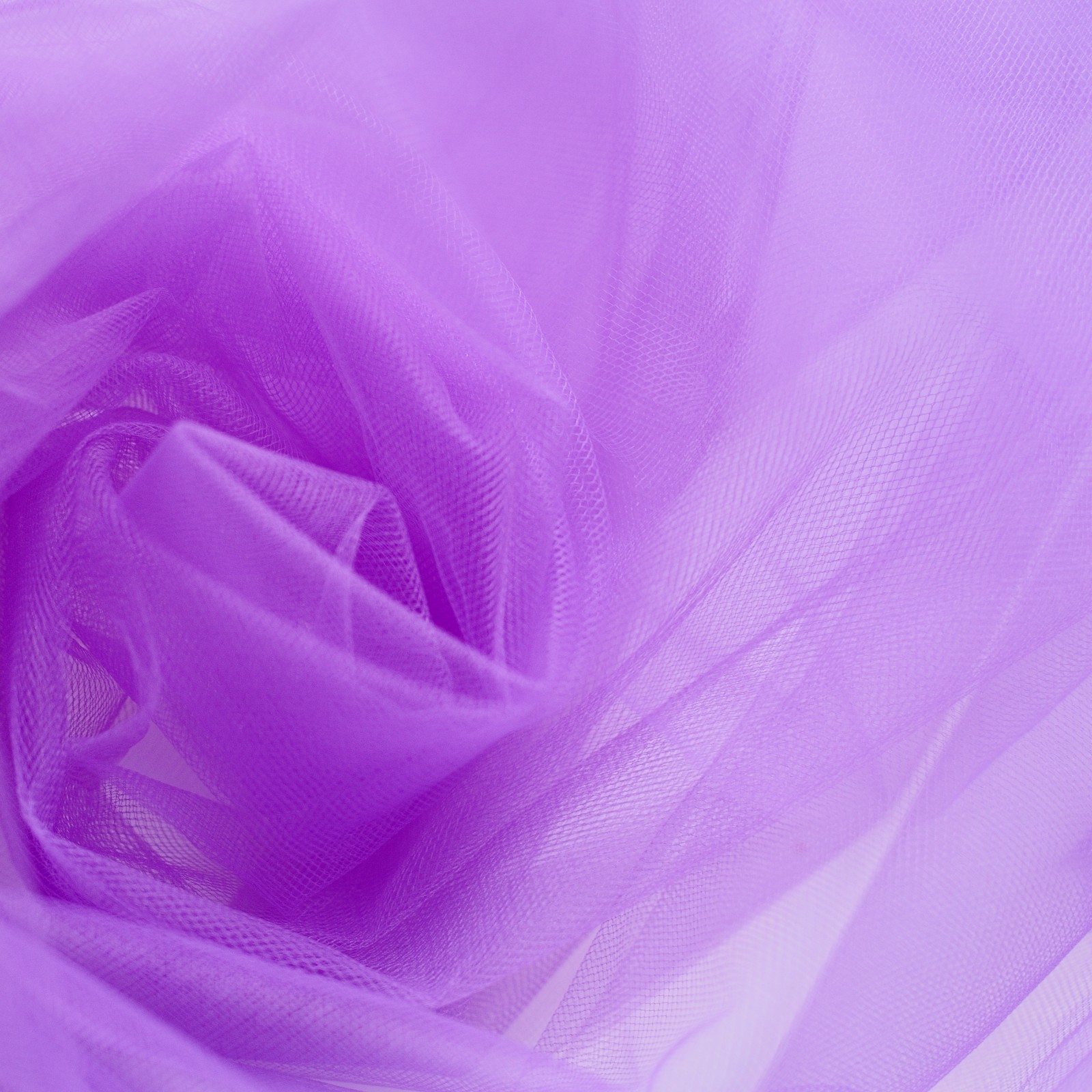 Purple bridal tulle veil fabric 300cm wide - fine delicate net - by the Metre