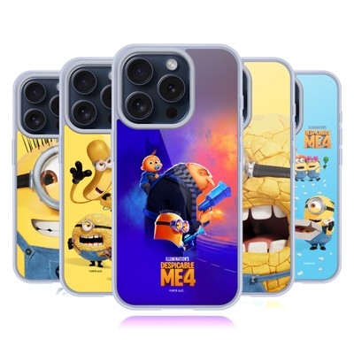 OFFICIAL DESPICABLE ME 4 GRAPHICS SOFT GEL CASE FOR APPLE iPHONE PHONES